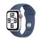 Apple Watch SE GPS + Cellular 40mm Silver Aluminium Case with Denim Sport Band - S/M