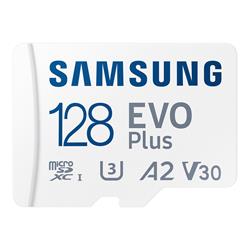 Samsung EVO Plus 128GB microSDXC UHS-I Class10 (microSDXC to SD adapter included)