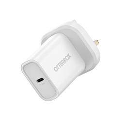 OtterBox Power Adapter - 24 pin USB-C - 20 Watt - White