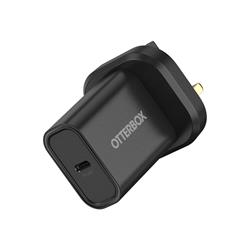 OtterBox - Power Adapter - 24 pin USB-C - 20 Watt - Black