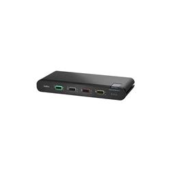 Belkin Universal Secure Single-Head - 2nd Generation - KVM / audio switch - 4 ports