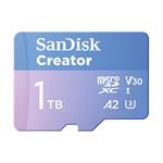 SanDisk Creator - flash memory card - 1 TB - microSDXC UHS-I