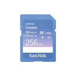 SanDisk Creator - flash memory card - 256 GB - SDXC UHS-II