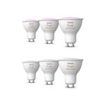 Philips Hue 4.2W GU10 Colour Smart LED 3-Pack Bulbs