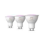 Philips Hue 4.2W GU10 Colour Smart LED 3-Pack Bulbs Starter Kit
