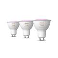 Philips Hue 4.2W GU10 Colour Smart LED 3-Pack Bulbs Starter Kit