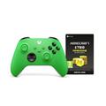 Microsoft Xbox Velocity Green Controller + Minecoins 1720 Bundle