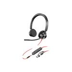 Poly Blackwire 3325 - headset - 3.5 mm jack, USB-C