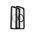 OtterBox Defender Series XT Clear with Magnets for Samsung Galaxy S25 - Dark Side (Clear/Black)