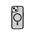 OtterBox Defender Series XT Clear MagSafe for iPhone 16e - Dark Side (Clear/Black)