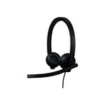 Logitech H570e - Headset - on-ear - wired - USB-C - Certified for Microsoft Teams