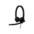 Logitech H570e - Headset - on-ear - wired - USB-C - Certified for Microsoft Teams