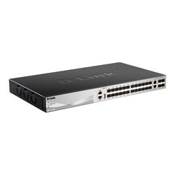D-Link 24 SFP ports Layer 3 Stackable Managed Gigabit Switch 2x 10GBASE-T ports + 4x SFP+ ports