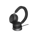 Jabra Evolve2 75 Link390 USB-C MS Teams Stereo Black with Charging Stand