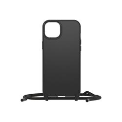 OtterBox React Series Rope Necklace MagSafe Case for iPhone 15 Plus - Black
