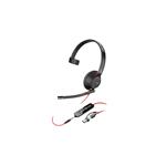 Poly Blackwire 5210 - headset - 3.5 mm jack, USB-C