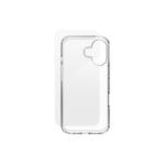 Zagg Defence Bundle - Tempered Glass Screen Protector and Clear Case for iPhone 16