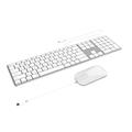 Zagg Wired USB-C Keyboard & Mouse Apple Silver UK