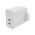 Zagg Wall Adapter USB-C 67W 2-port GaN White UK