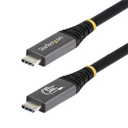 StarTech.com 5ft USB4 Cable, USB-C 80Gbps - Black