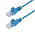 StarTech.com 25cm Blue Slim CAT6 Cable