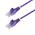 StarTech.com 25cm Purple Slim CAT6 Cable