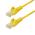 StarTech.com 25cm Yellow Slim CAT6 Cable