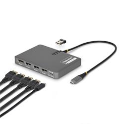 StarTech.com 4-Port USB-C to DP Adapter